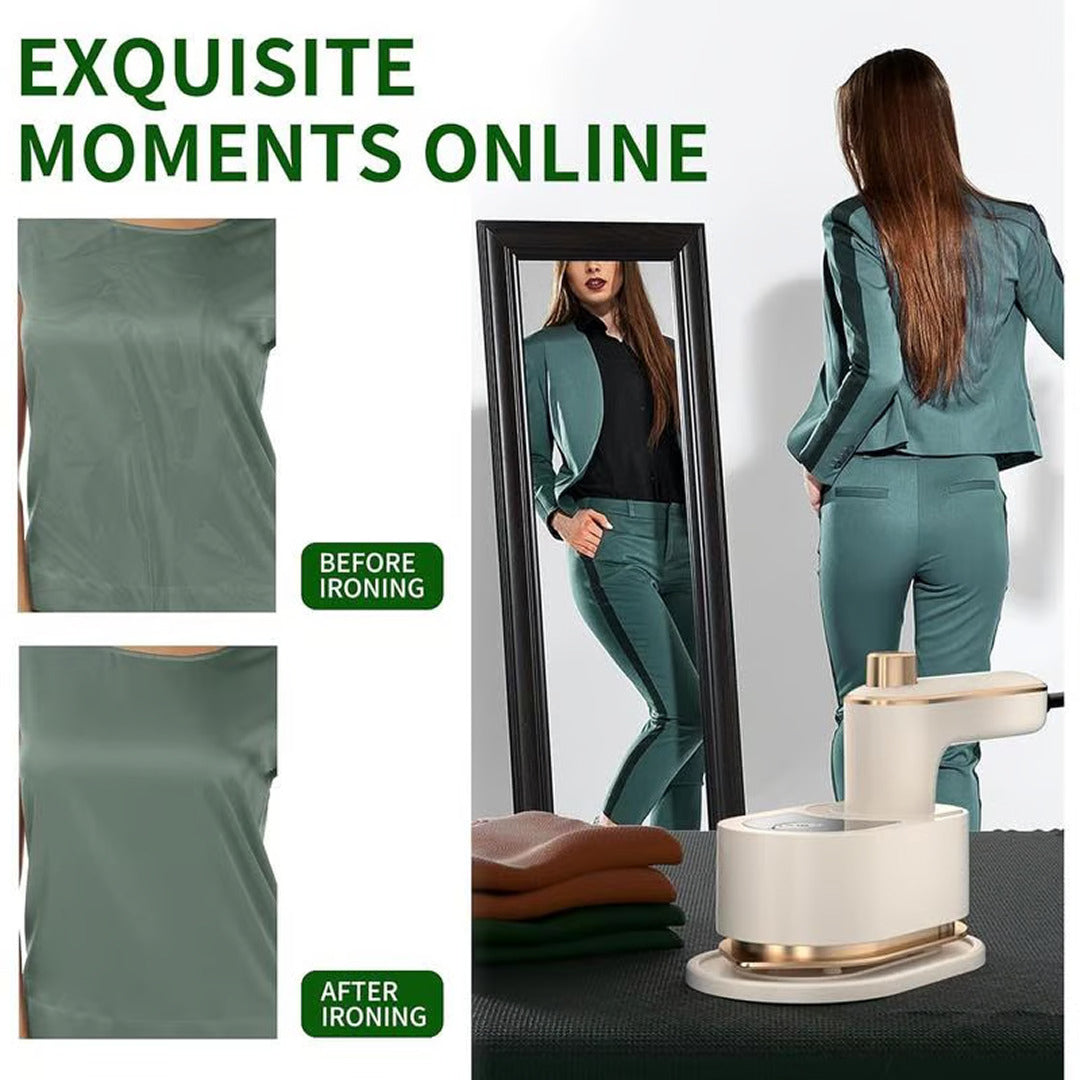 WrinkSteam Portable 2-in-1 Travel Clothes Steamer & Iron