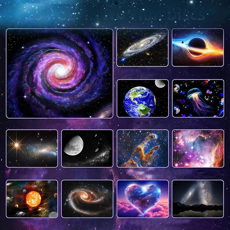 ObseVersy 4K HD Galaxy Projector with 13 Film Discs