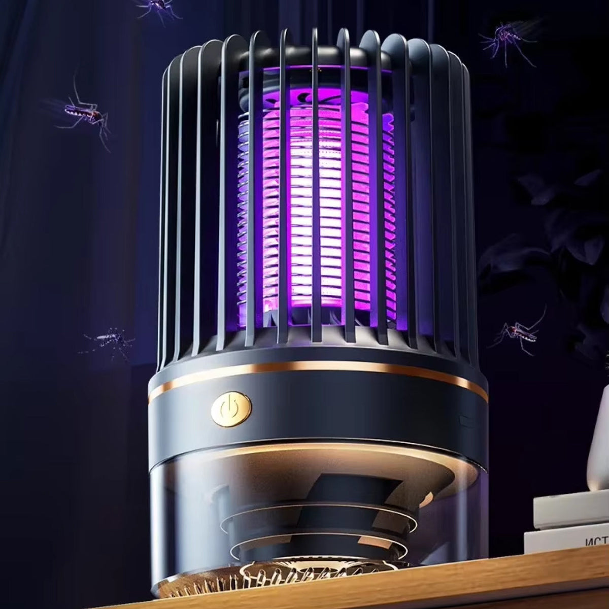 MozeeZap Mosquito Trap | Silent & Portable Indoor Bug Zapper UK