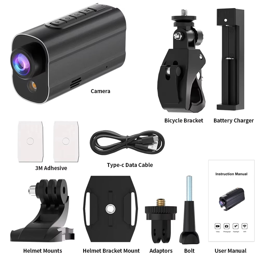 CyKamera v2 5K Bike Camera with EIS and LED Safety Light
