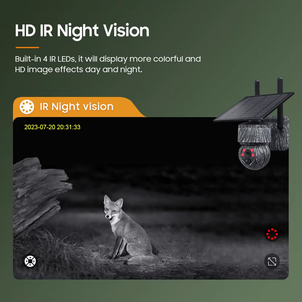 AstroHaw 4G Solar-Powered Wildlife & Trail Camera UK