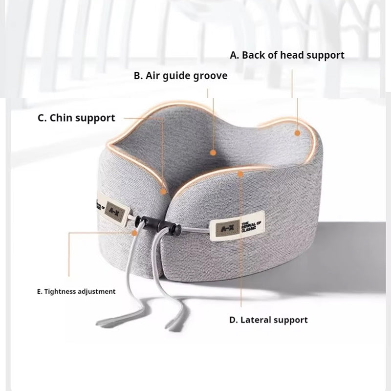 Trapittal Ergonomic Memory Foam Travel Pillow UK