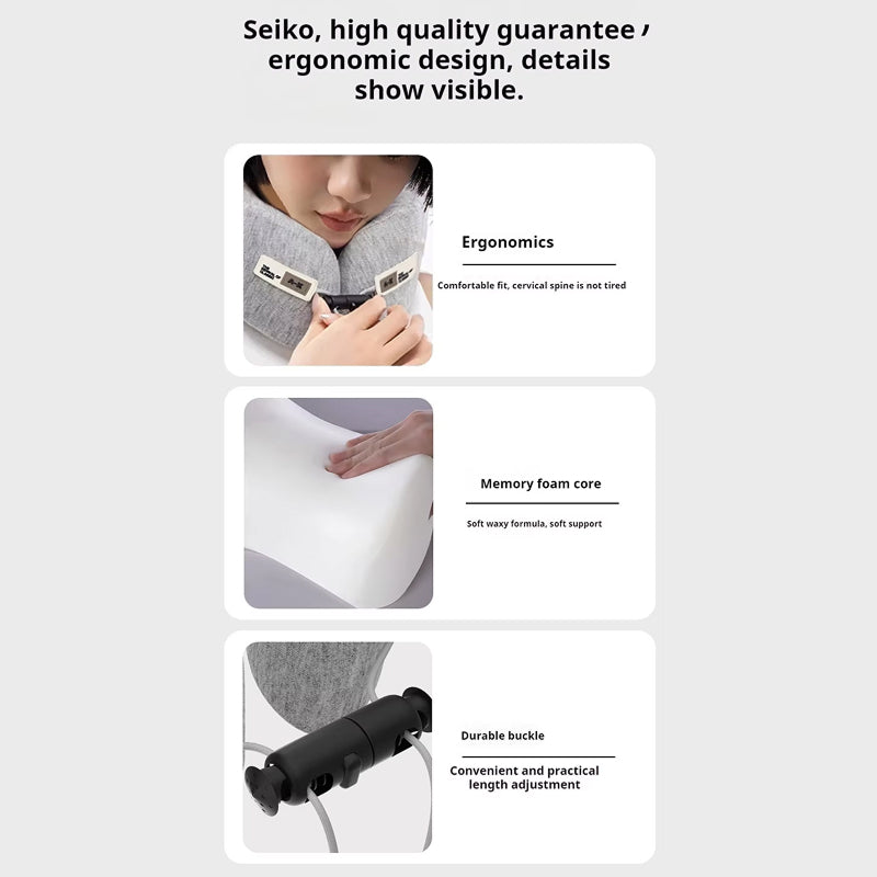 Trapittal Ergonomic Memory Foam Travel Pillow UK