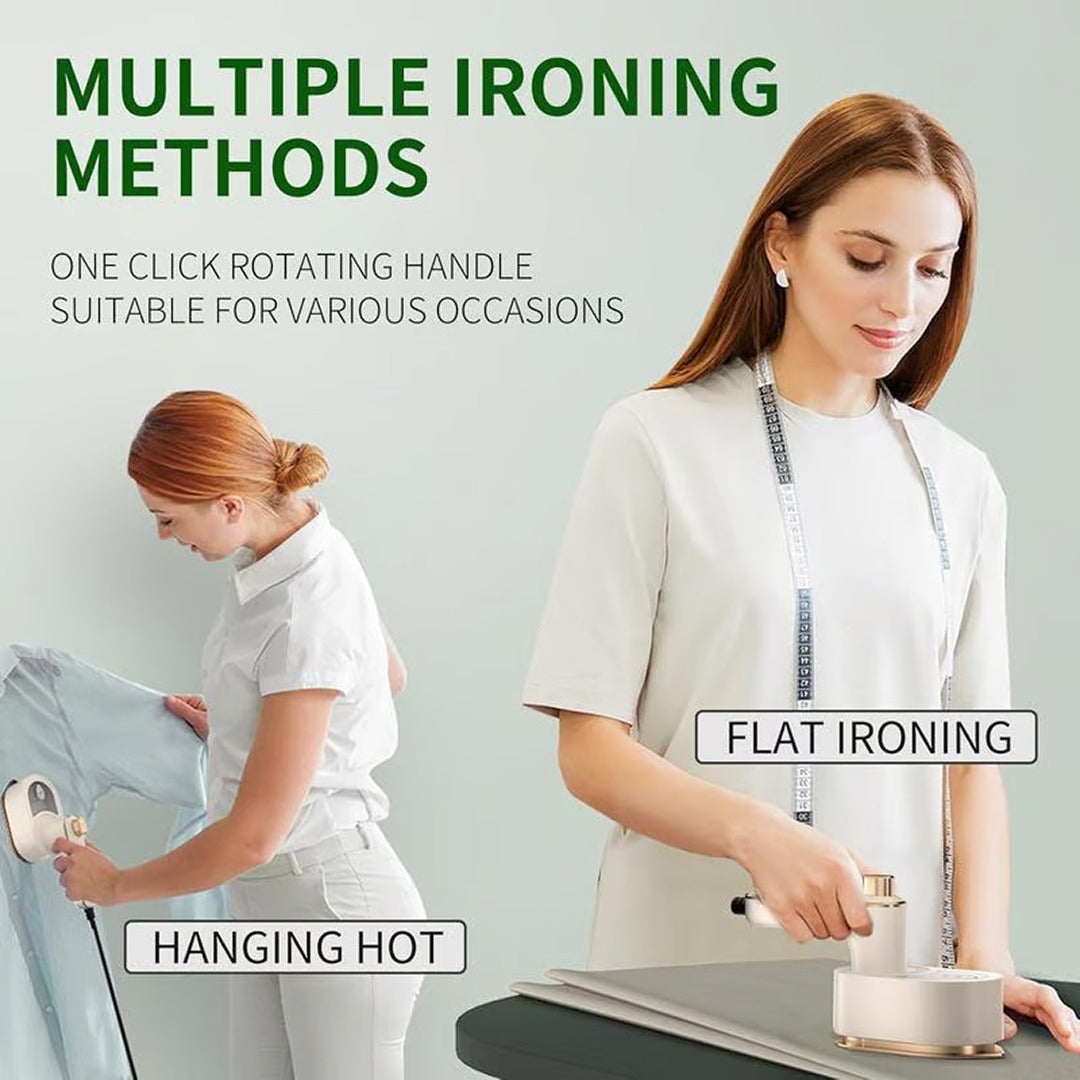 WrinkSteam Portable 2-in-1 Travel Clothes Steamer & Iron