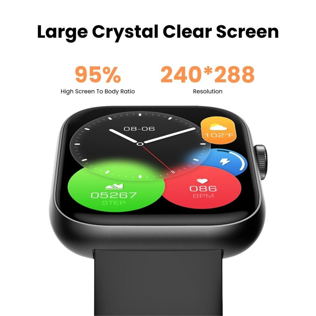 4llowHeart Smartwatch with Heart Rate & Bluetooth Calling UK