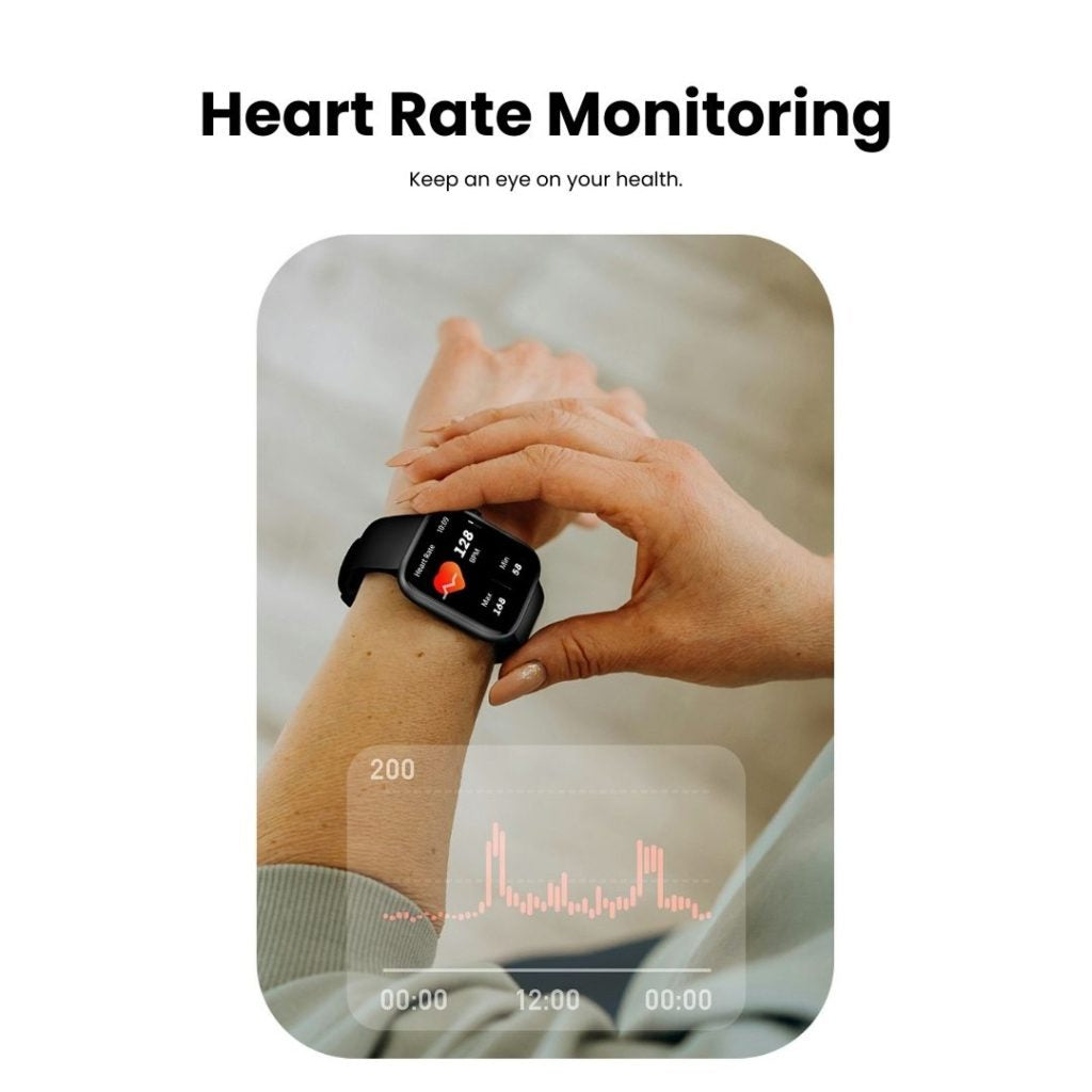 4llowHeart Smartwatch with Heart Rate & Bluetooth Calling UK