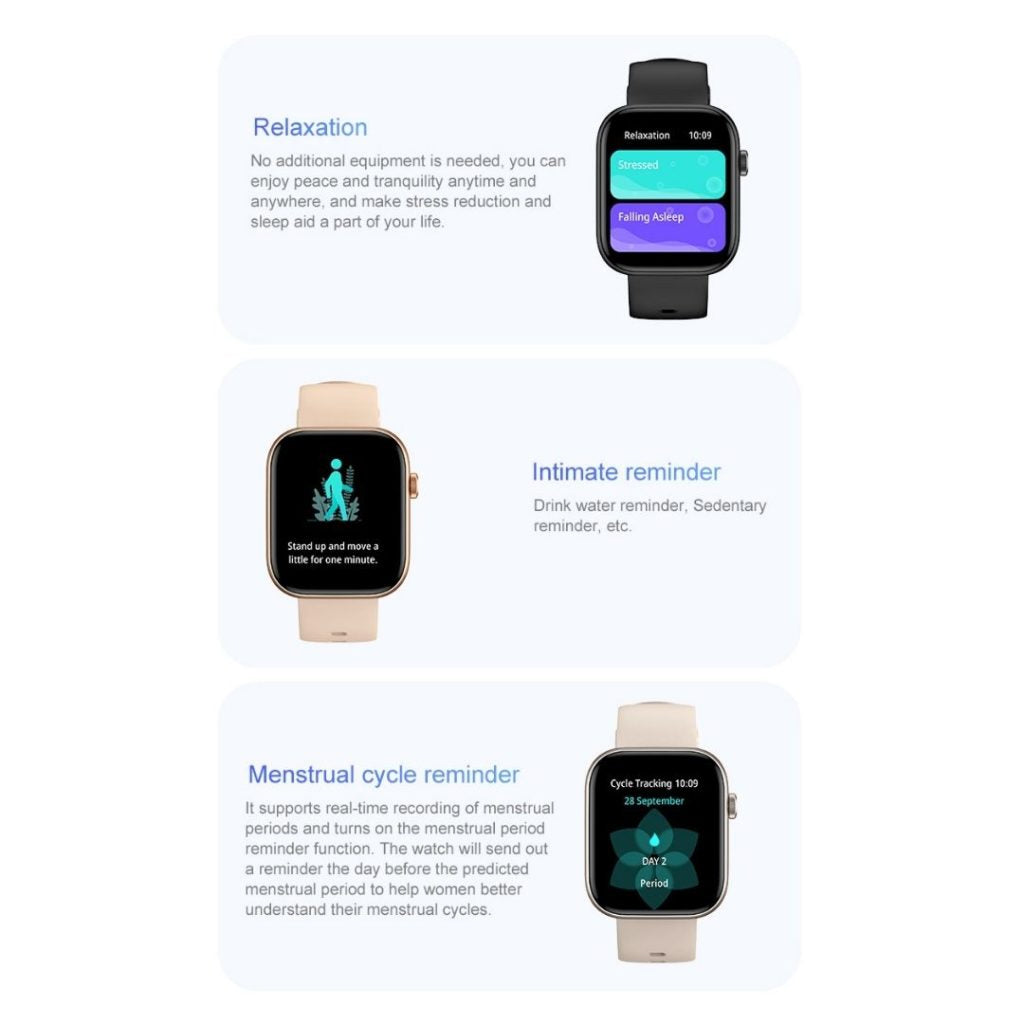4llowHeart Smartwatch with Heart Rate & Bluetooth Calling UK