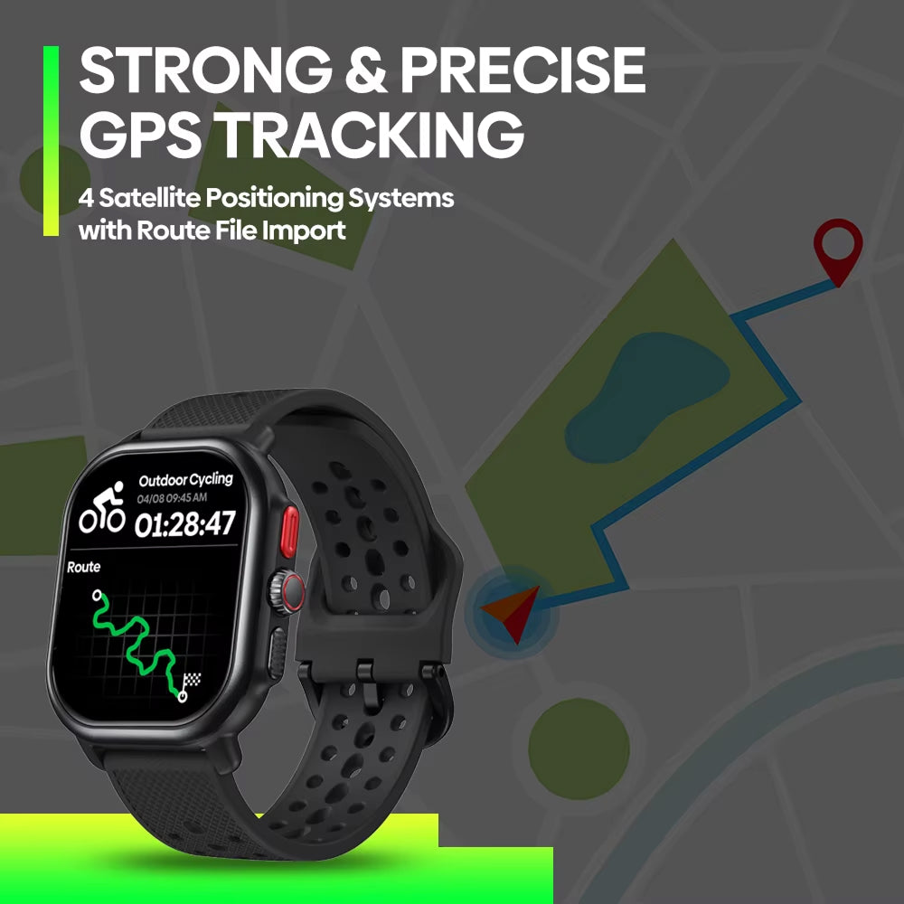 TimyTrack GPS Running Watch with AMOLED Display
