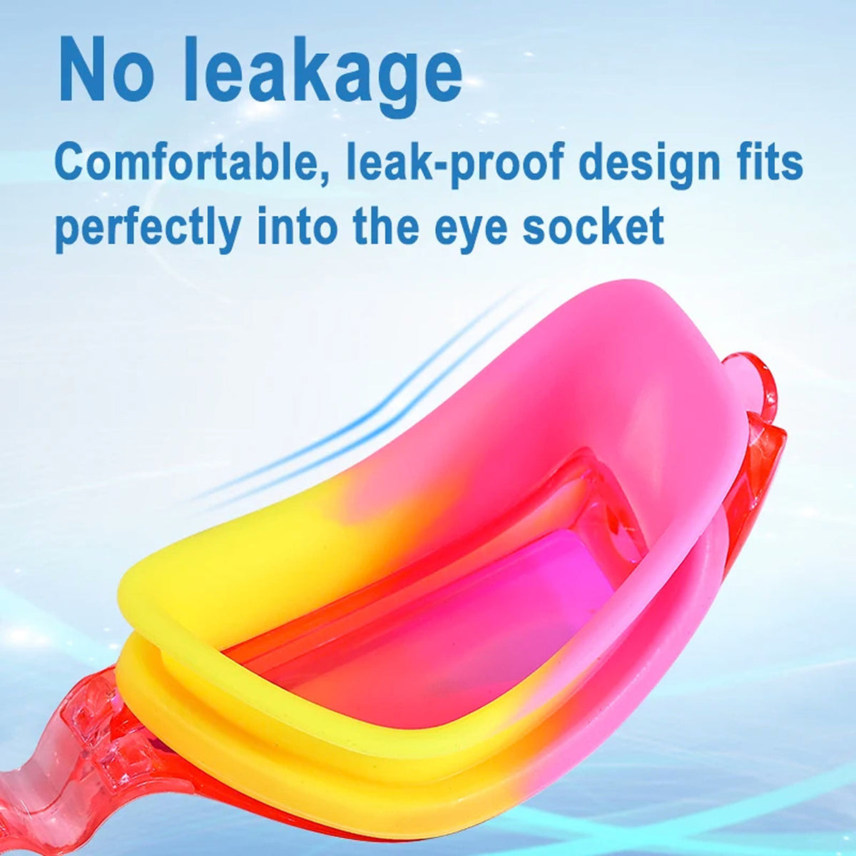 KidSeesal Kids Wide-View Anti-Fog Swim Goggles - UK Store