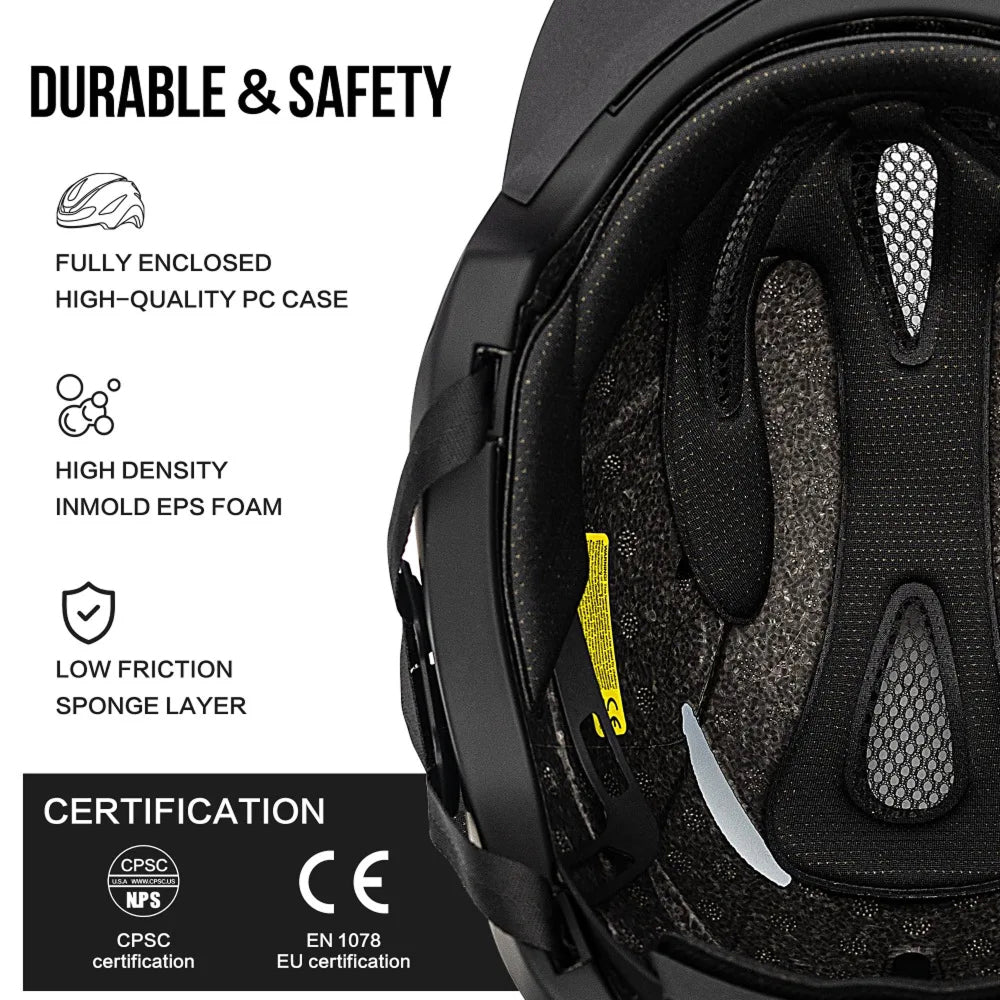 RideeMex Smart LED Cycling Helmet with Turn Signals & 3-Layer Protection