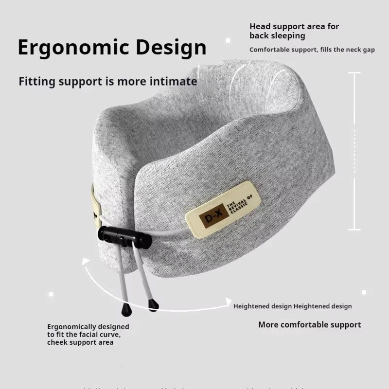 Trapittal Ergonomic Memory Foam Travel Pillow UK
