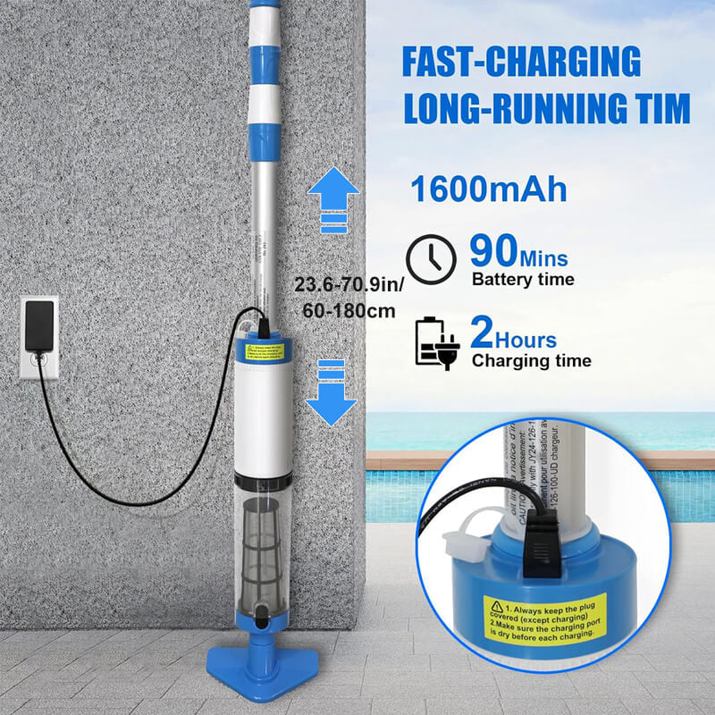 AquaVacim Cordless Pool Vacuum Cleaner for UK Pools