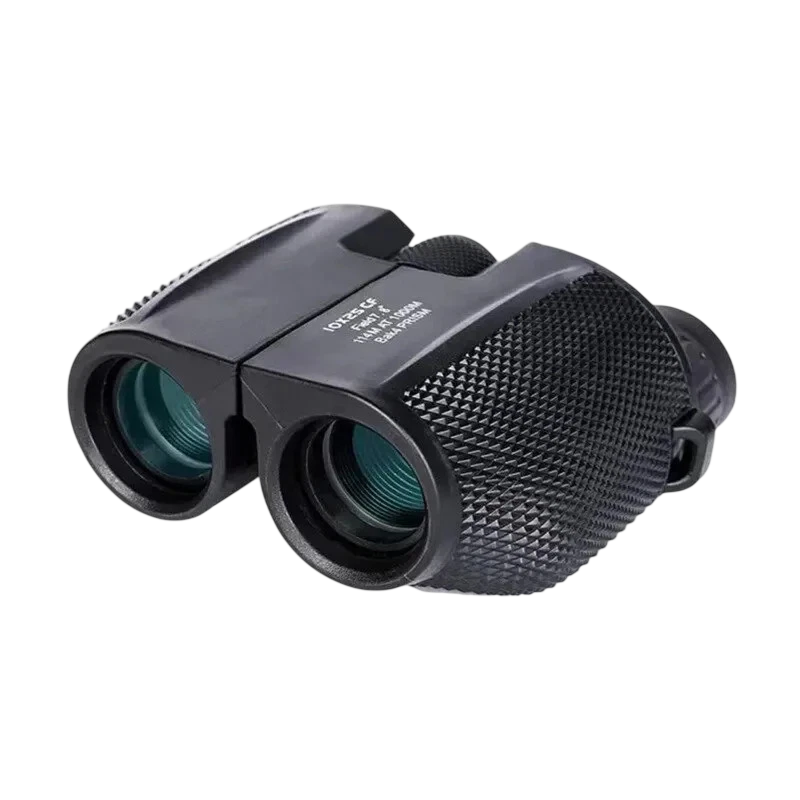 OptiVistiq 10x25 Compact Binoculars for Bird Watching and Travel