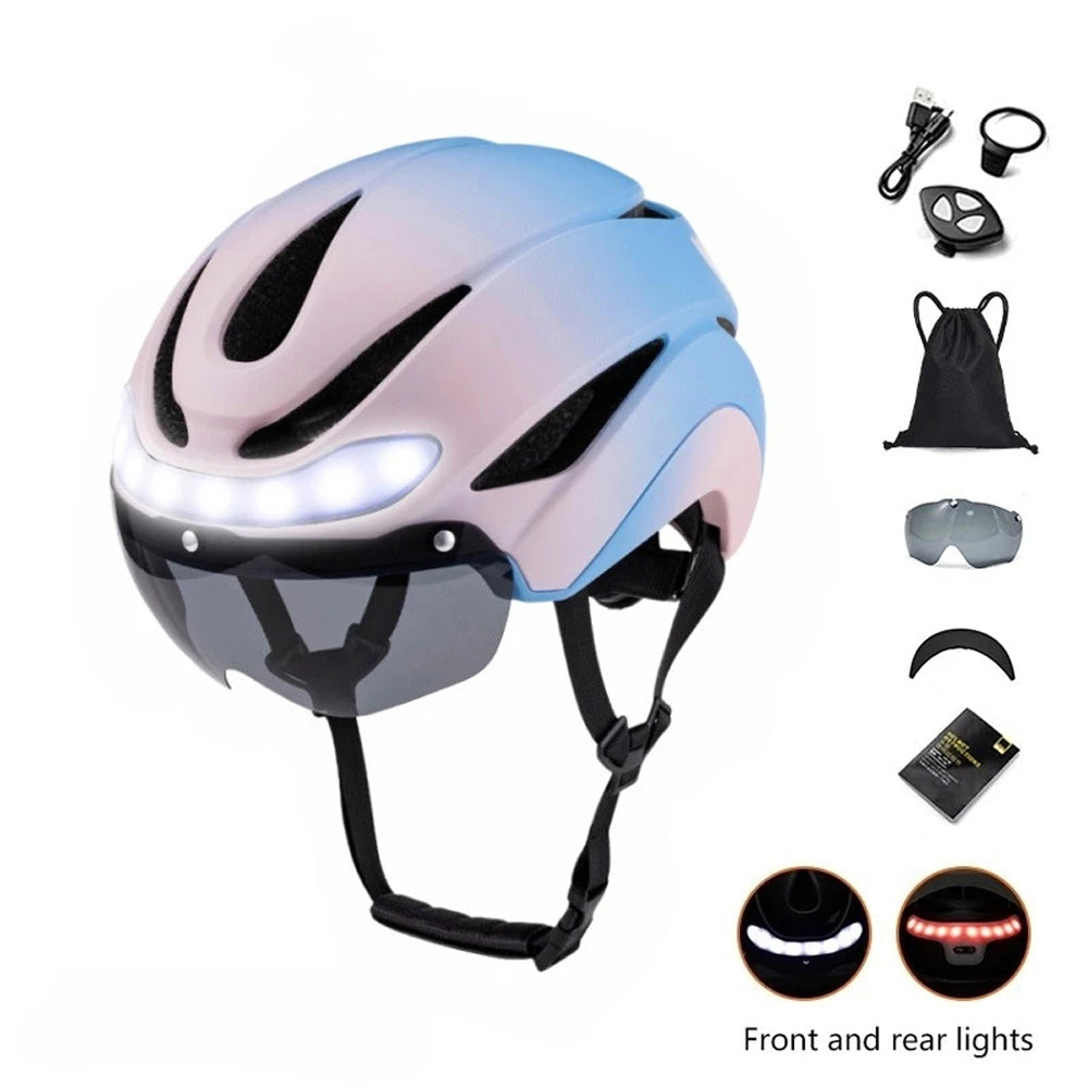 RideeMex Smart LED Cycling Helmet with Turn Signals & 3-Layer Protection