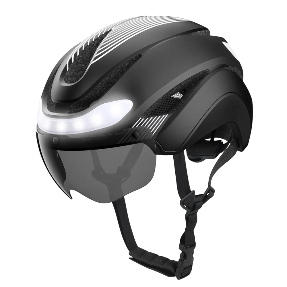 RideeMex Smart LED Cycling Helmet with Turn Signals & 3-Layer Protection