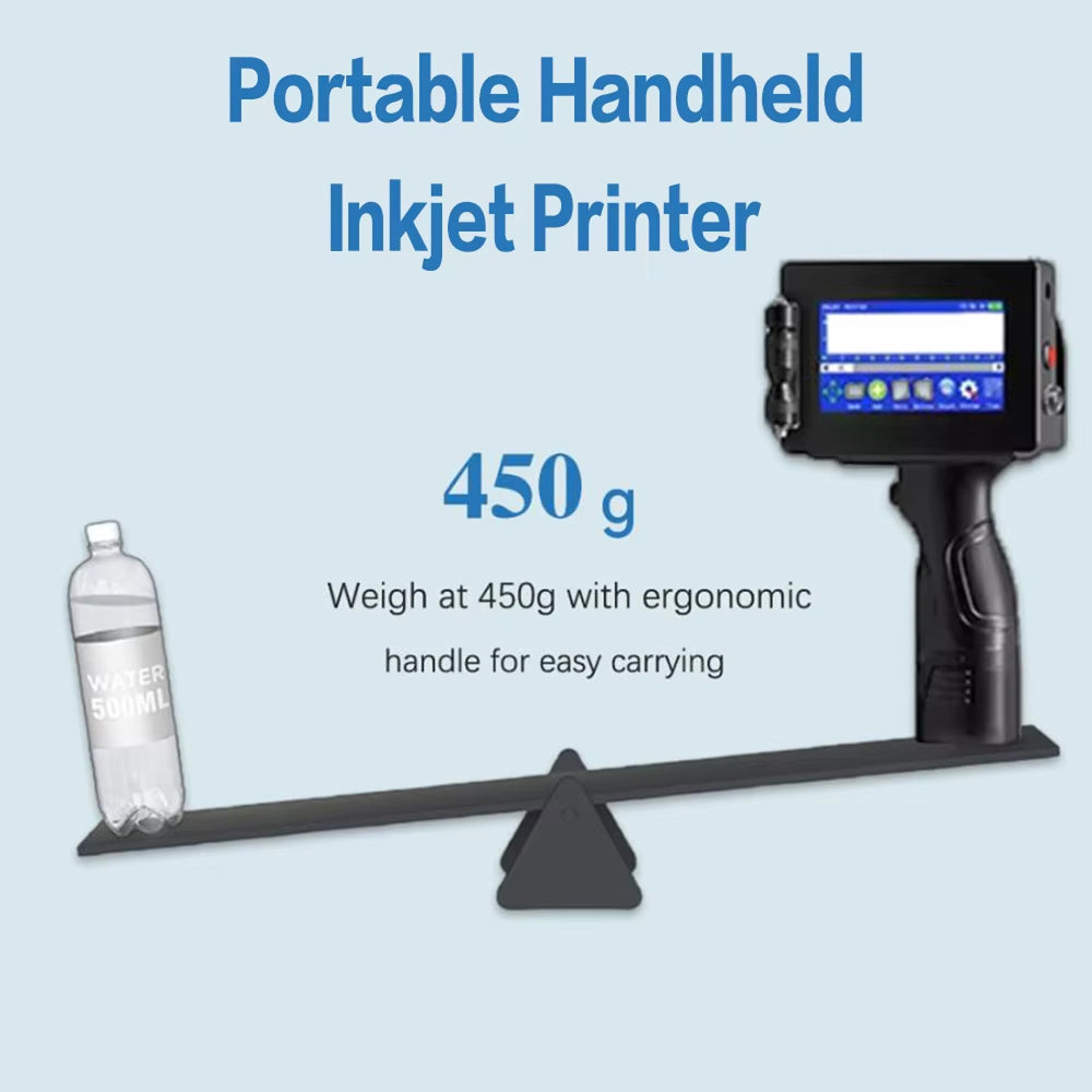 HandyPrin 600 DPI Portable Handheld Inkjet Printer for Industrial Coding