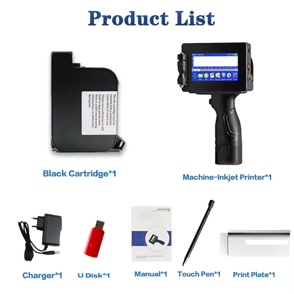 HandyPrin 600 DPI Portable Handheld Inkjet Printer for Industrial Coding