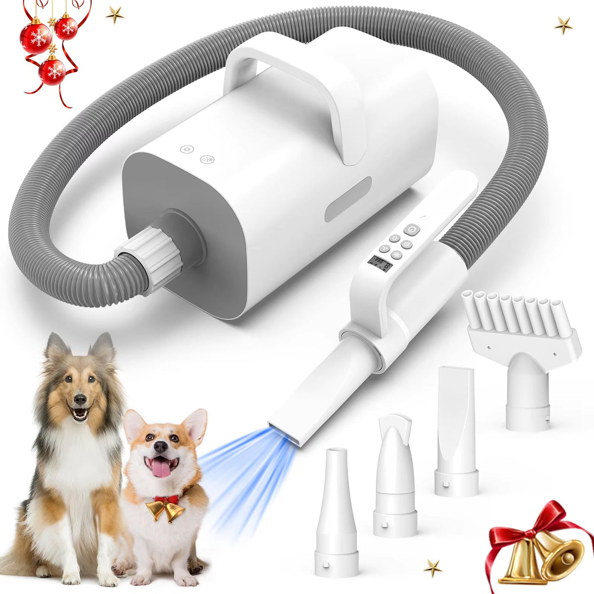 AeroFlufy High-Velocity Dog Hair Dryer | Fast & Quiet Pet Grooming