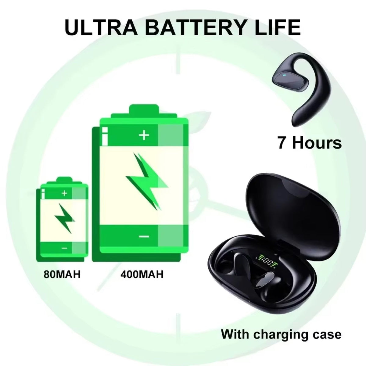 AilyMur AI Translation Earbuds - 144 Languages Real-Time Translator