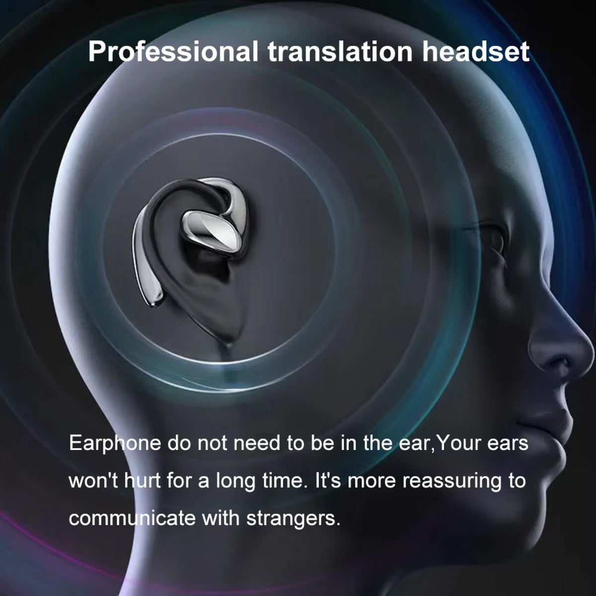 AilyMur AI Translation Earbuds - 144 Languages Real-Time Translator