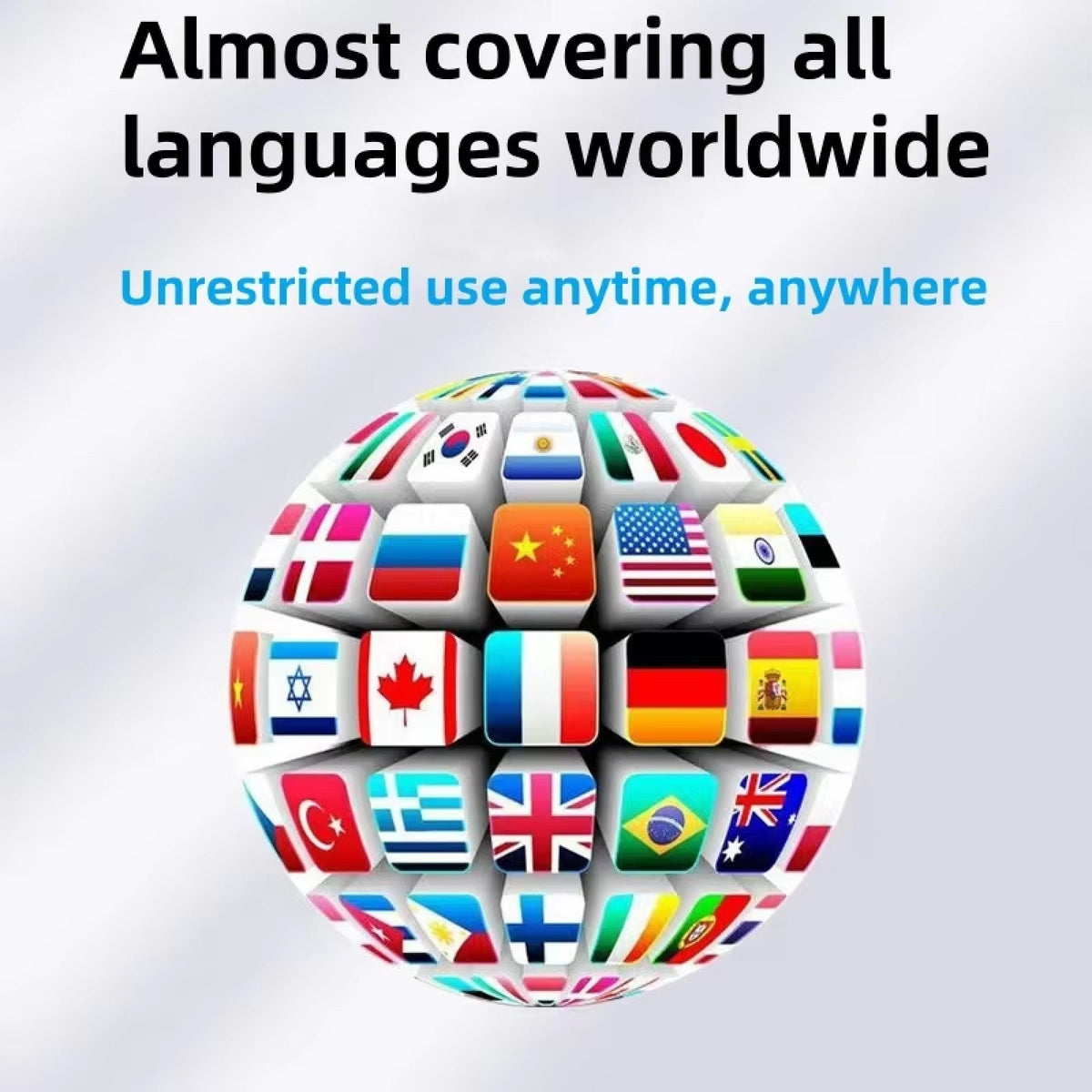 AilyMur AI Translation Earbuds - 144 Languages Real-Time Translator
