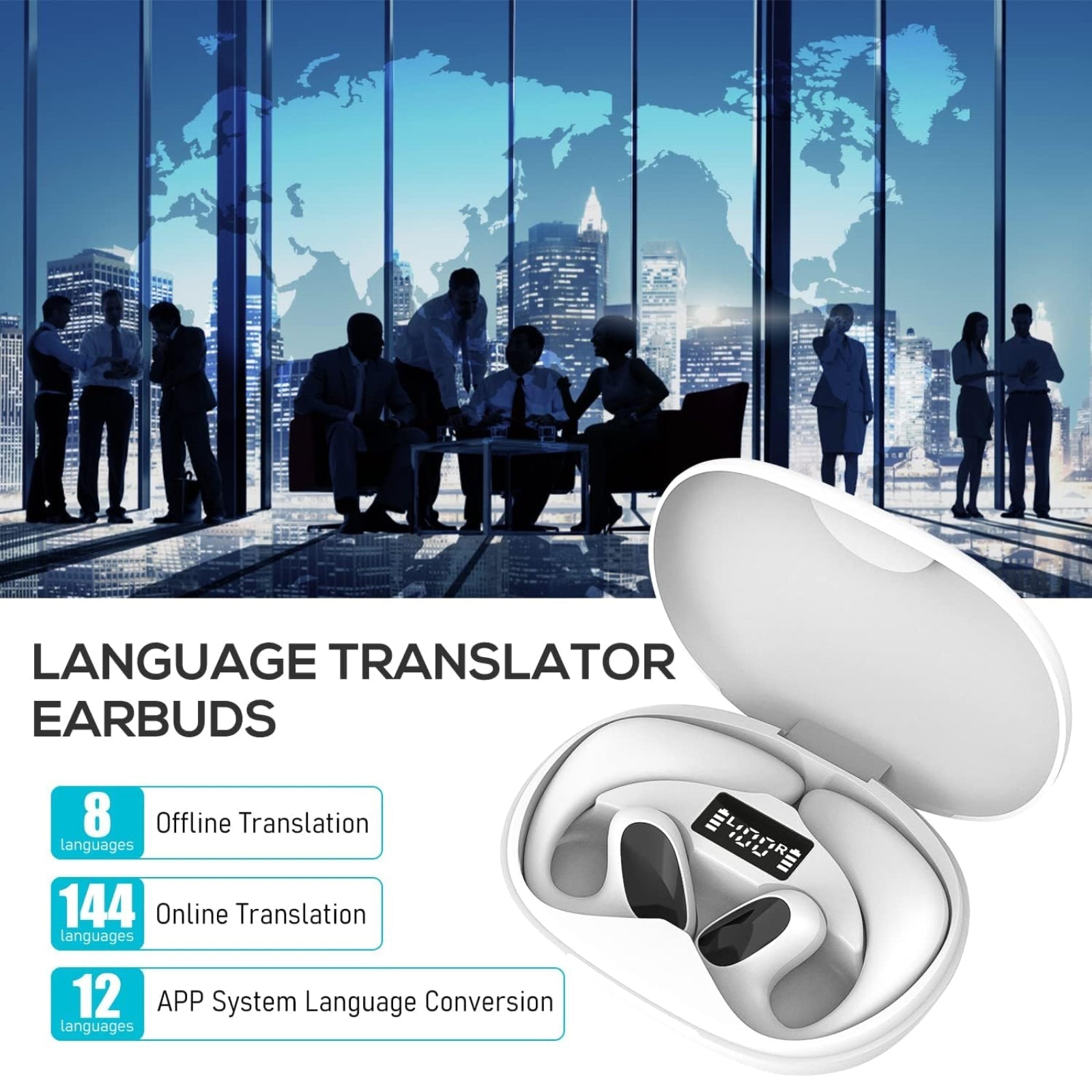 AilyMur AI Translator Earbuds