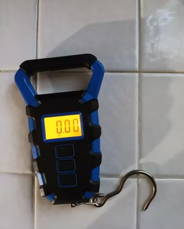 AngrDiki Waterproof Digital Fishing Scale 50kg with Tape Measure