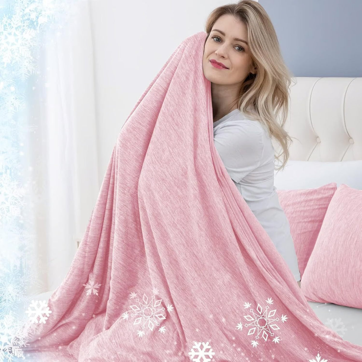 IceiBlank cooling blanket for night sweats and hot flashes