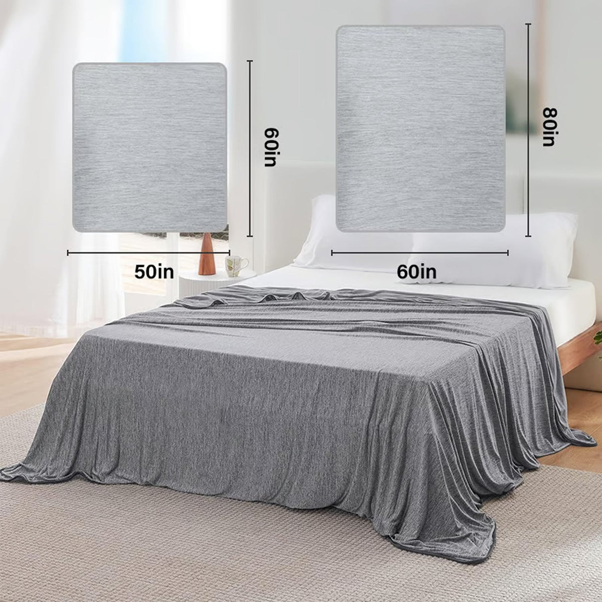 IceiBlank cooling blanket for night sweats and hot flashes