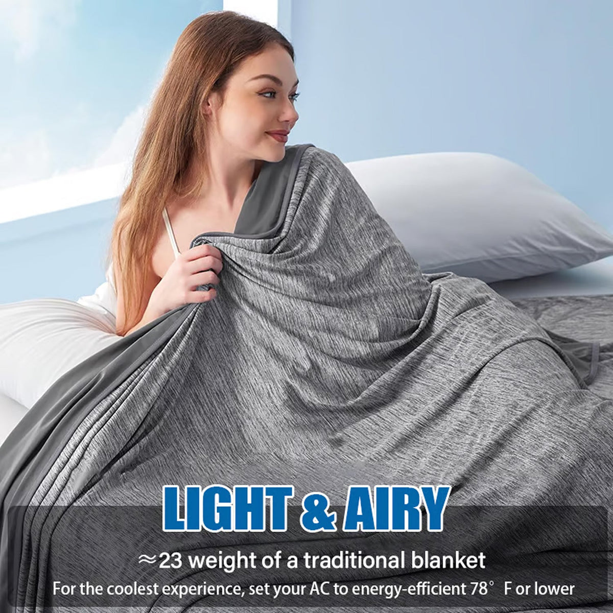 IceiBlank cooling blanket for night sweats and hot flashes