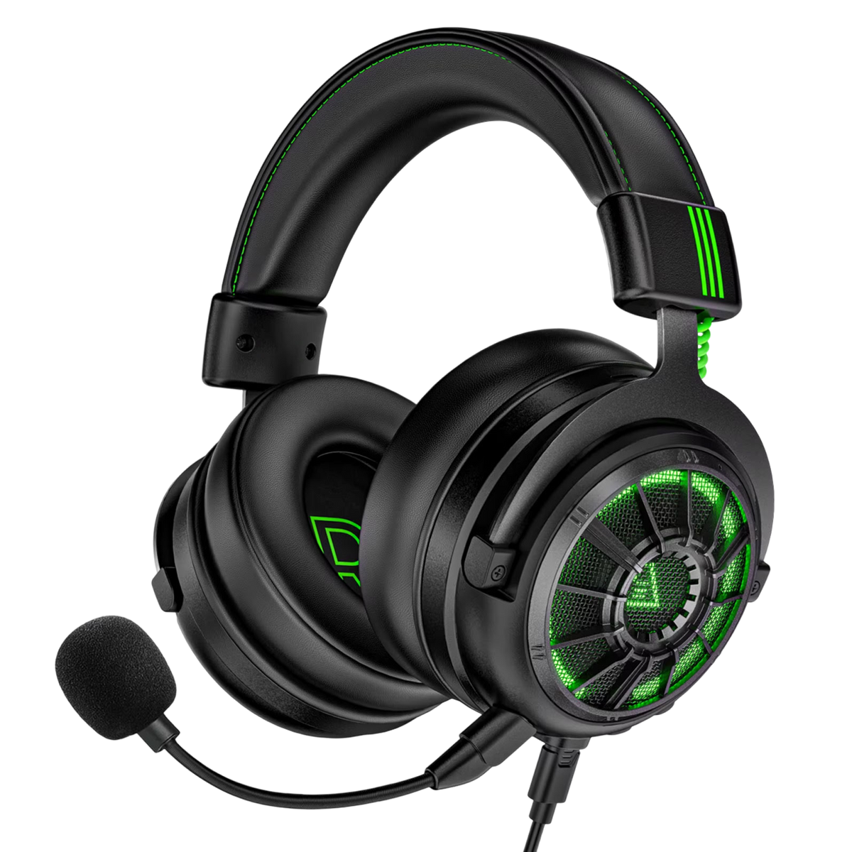 AuziHalo PC Gaming Headset with 7.1 Virtual Surround Sound