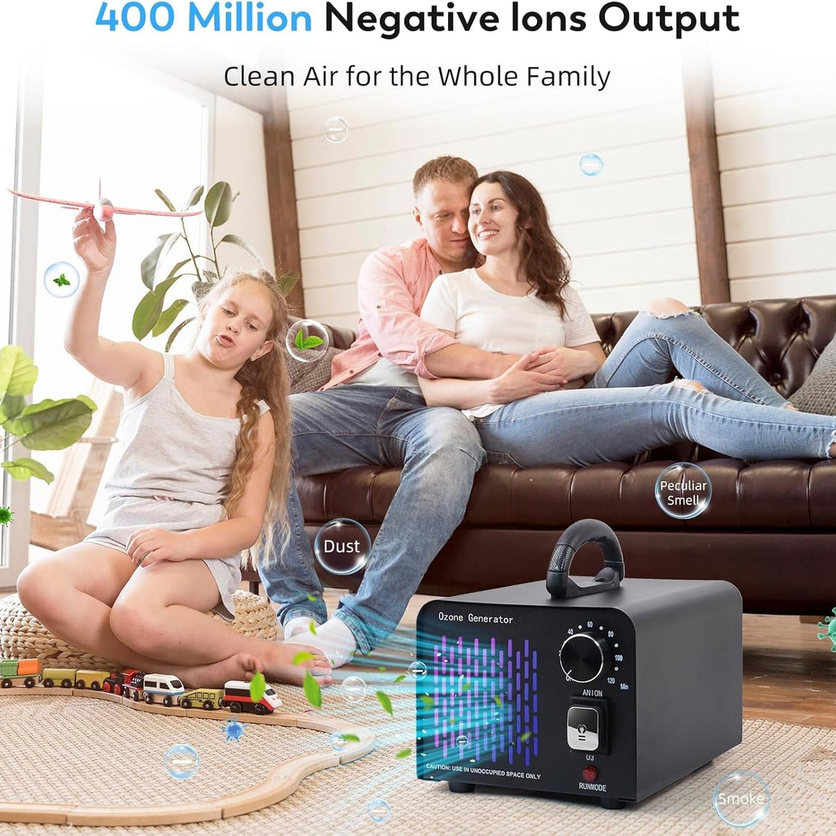 OzoPurex 68,000mg/h Ozone Generator & Ioniser for Large Spaces
