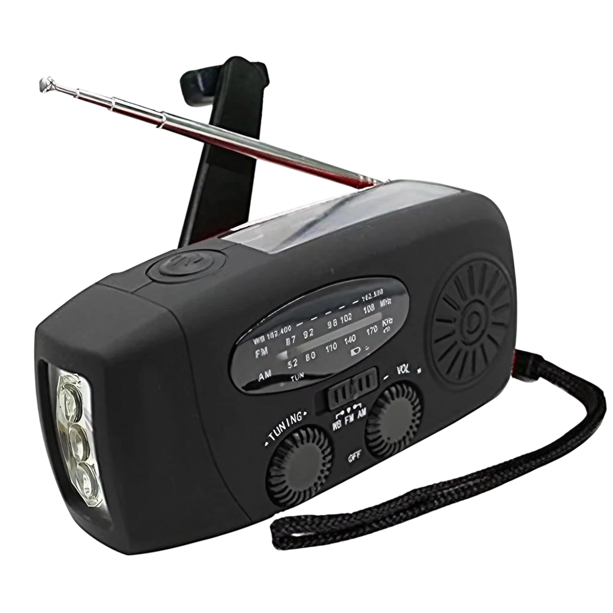 BeacinRil Emergency Radio - Solar & Hand Crank Weather Radio