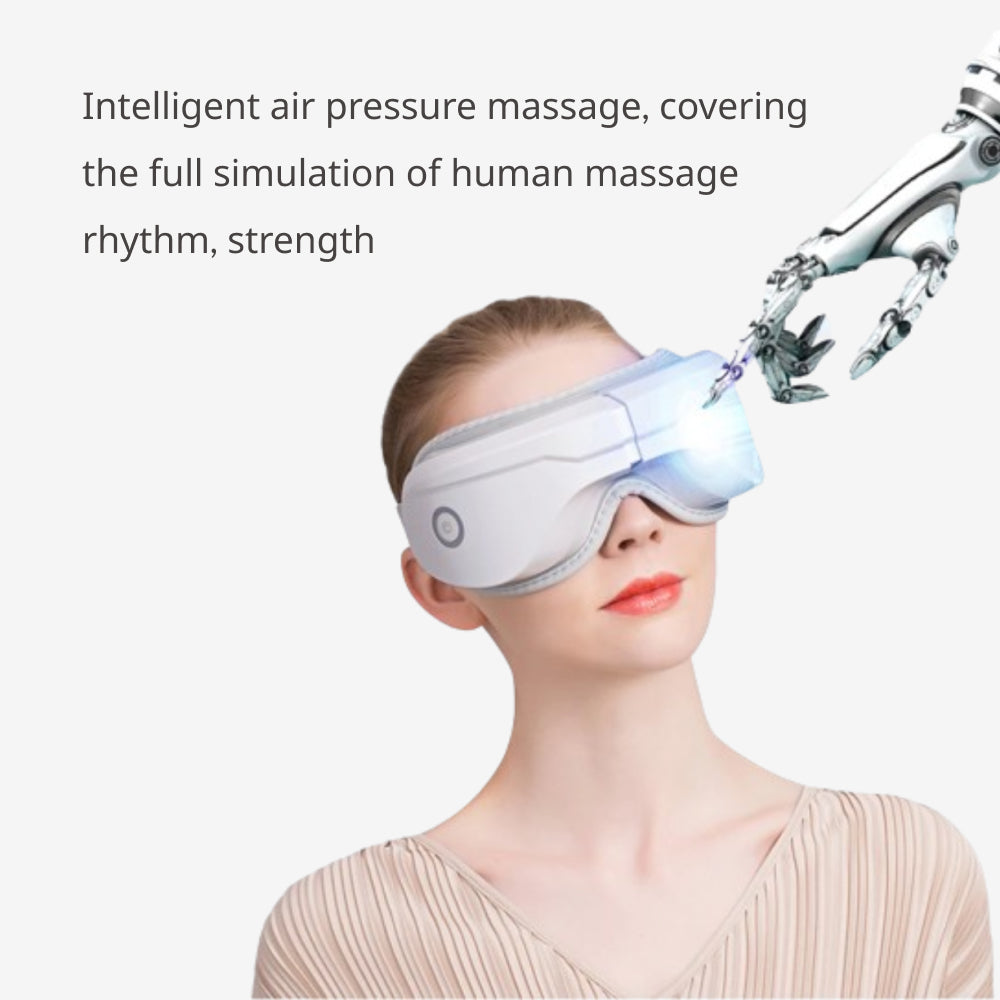 BlinkPam Portable Heated Eye Massager with Bluetooth