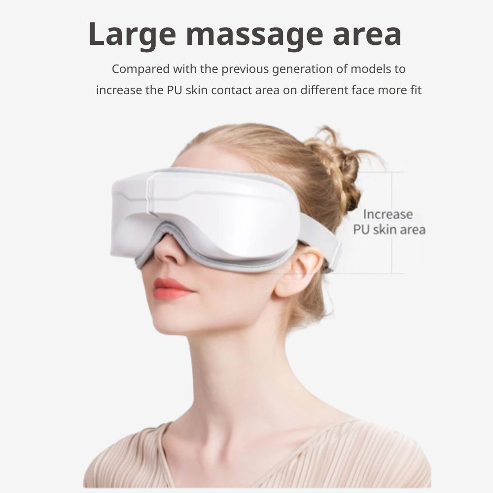 BlinkPam Portable Heated Eye Massager with Bluetooth