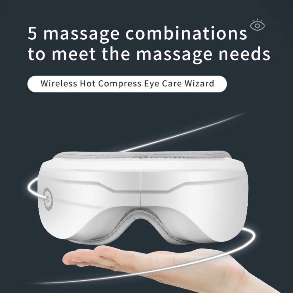BlinkPam Portable Heated Eye Massager with Bluetooth