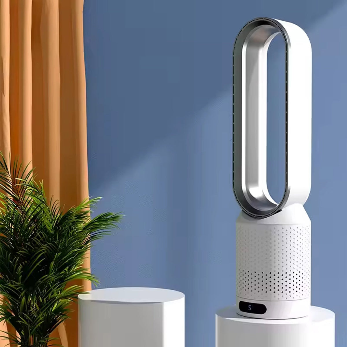 Breezaic Bladeless Tower Fan Quiet Purification