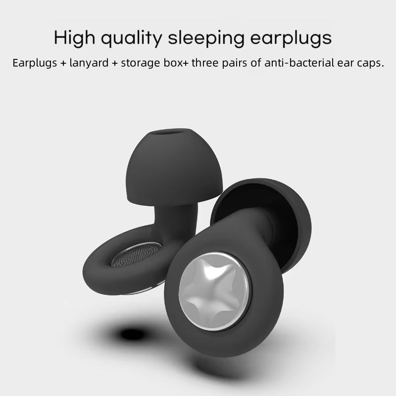 BudSnuji 45dB Silicone Noise Reduction Earplugs for Snoring