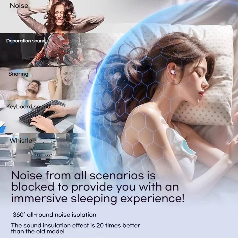BudSnuji 45dB Silicone Noise Reduction Earplugs for Snoring