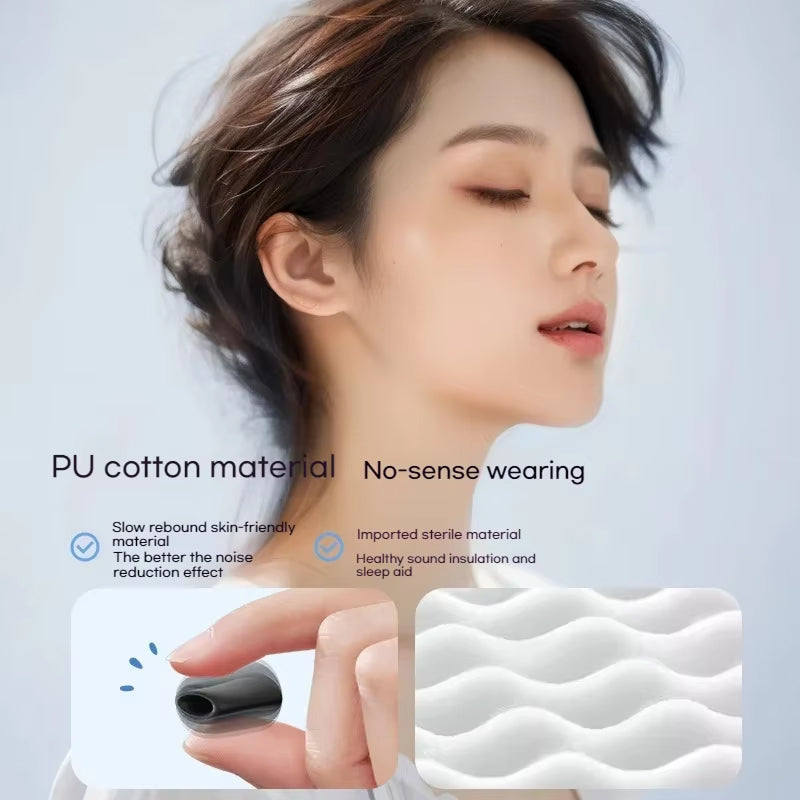 BudSnuji 45dB Silicone Noise Reduction Earplugs for Snoring