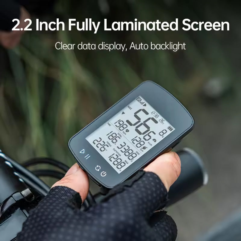 ByPeedtal Bike Speedometer & GPS Cycling Computer | 29h Battery & IPX7