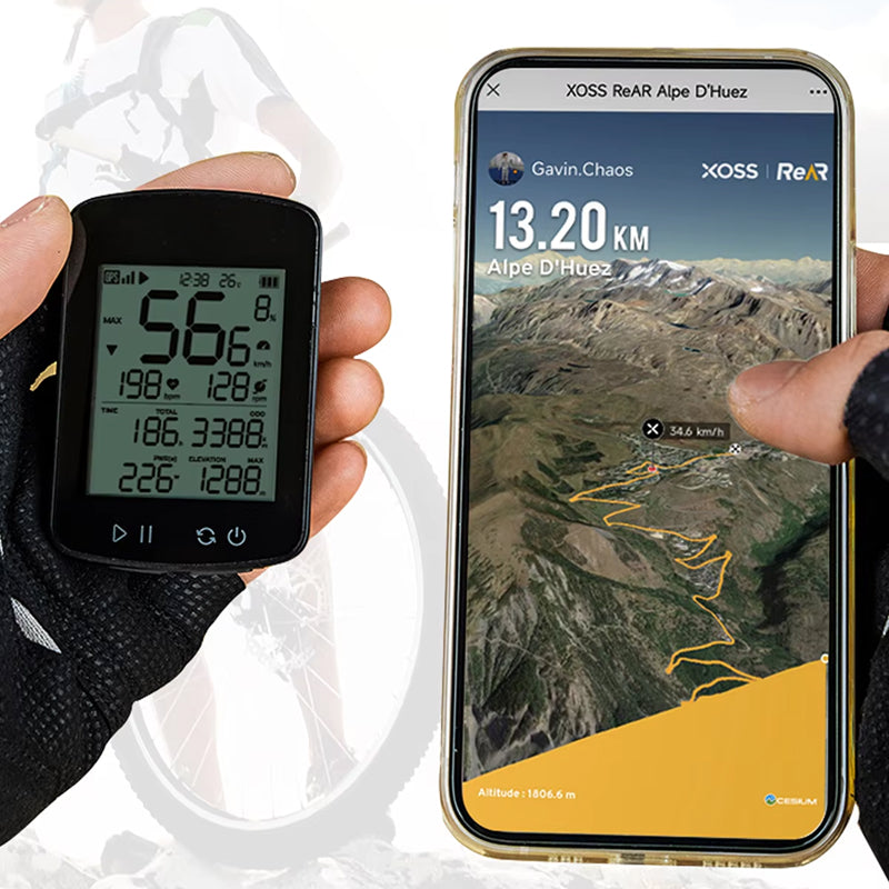 ByPeedtal Bike Speedometer & GPS Cycling Computer | 29h Battery & IPX7