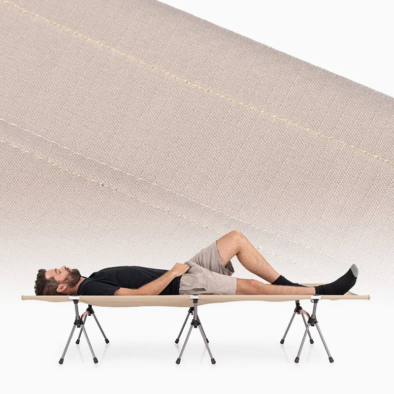 CampyCot Folding Camping Cot UK - Dual Height & 150kg Capacity