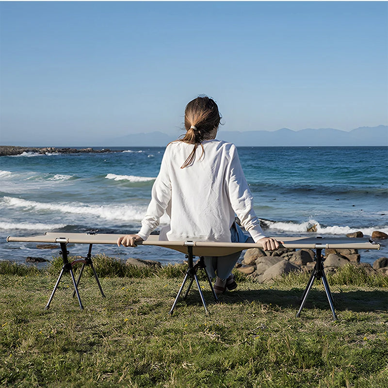CampyCot Folding Camping Cot UK - Dual Height & 150kg Capacity