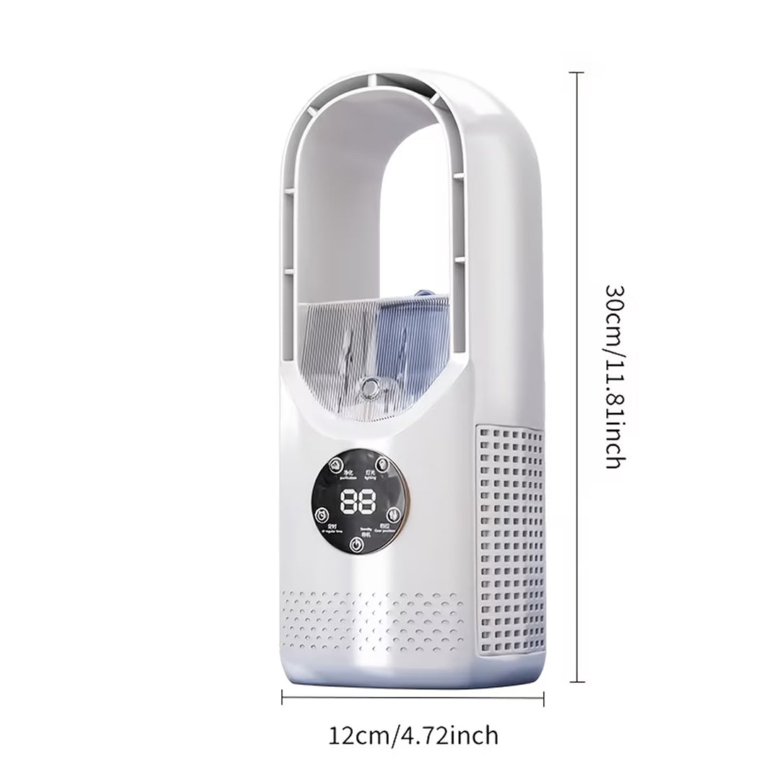 AiryKull Portable Air Cooler 720° Bladeless Fan UK