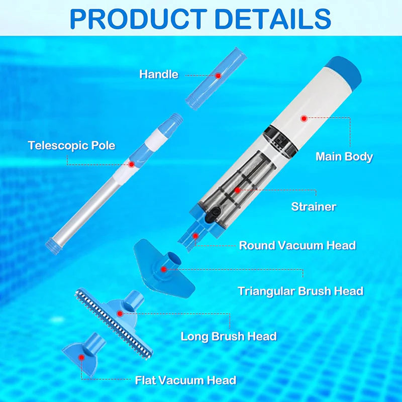 AquaVacim Cordless Pool Vacuum Cleaner for UK Pools