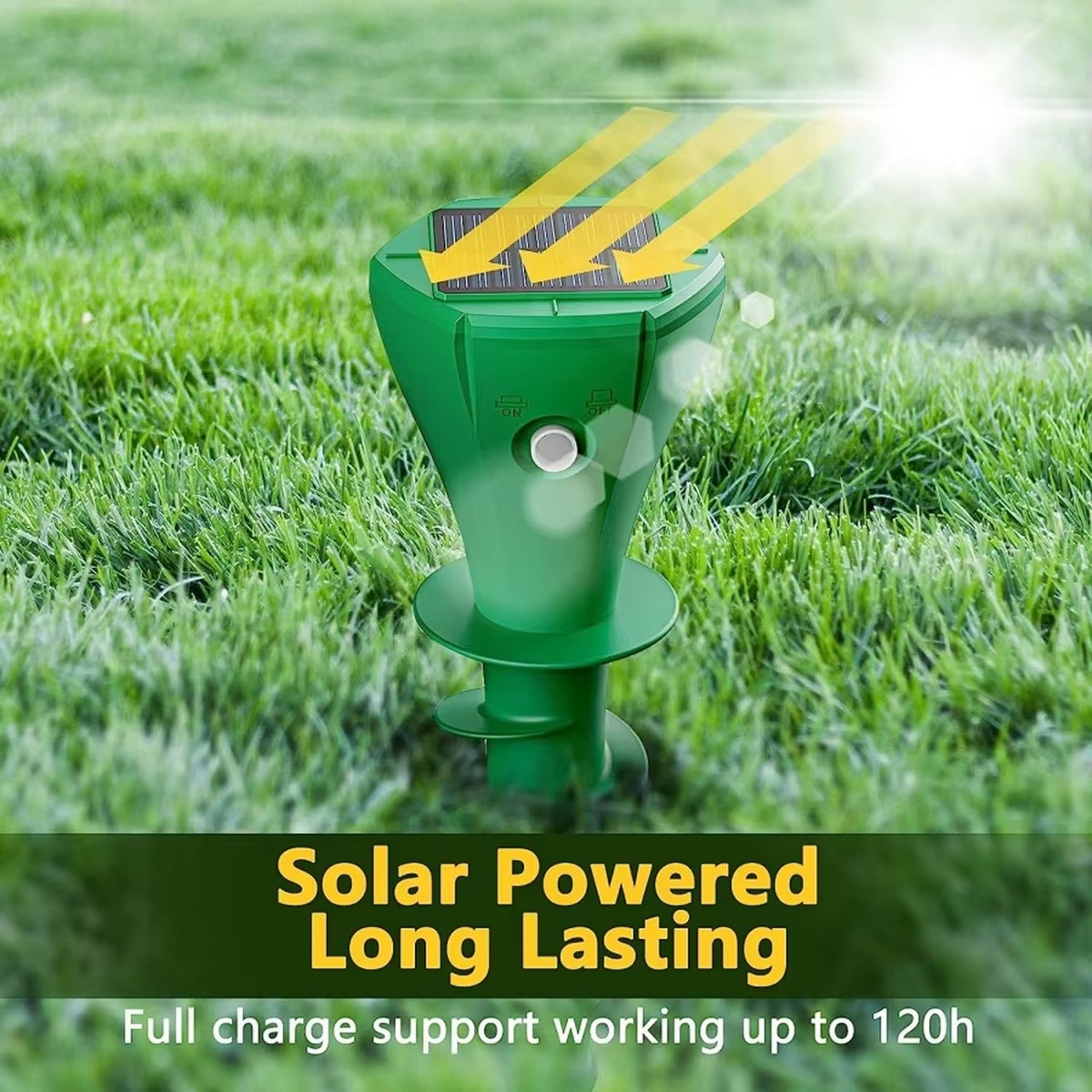 SlytRatle Solar-Powered Snake Repeller for UK Gardens