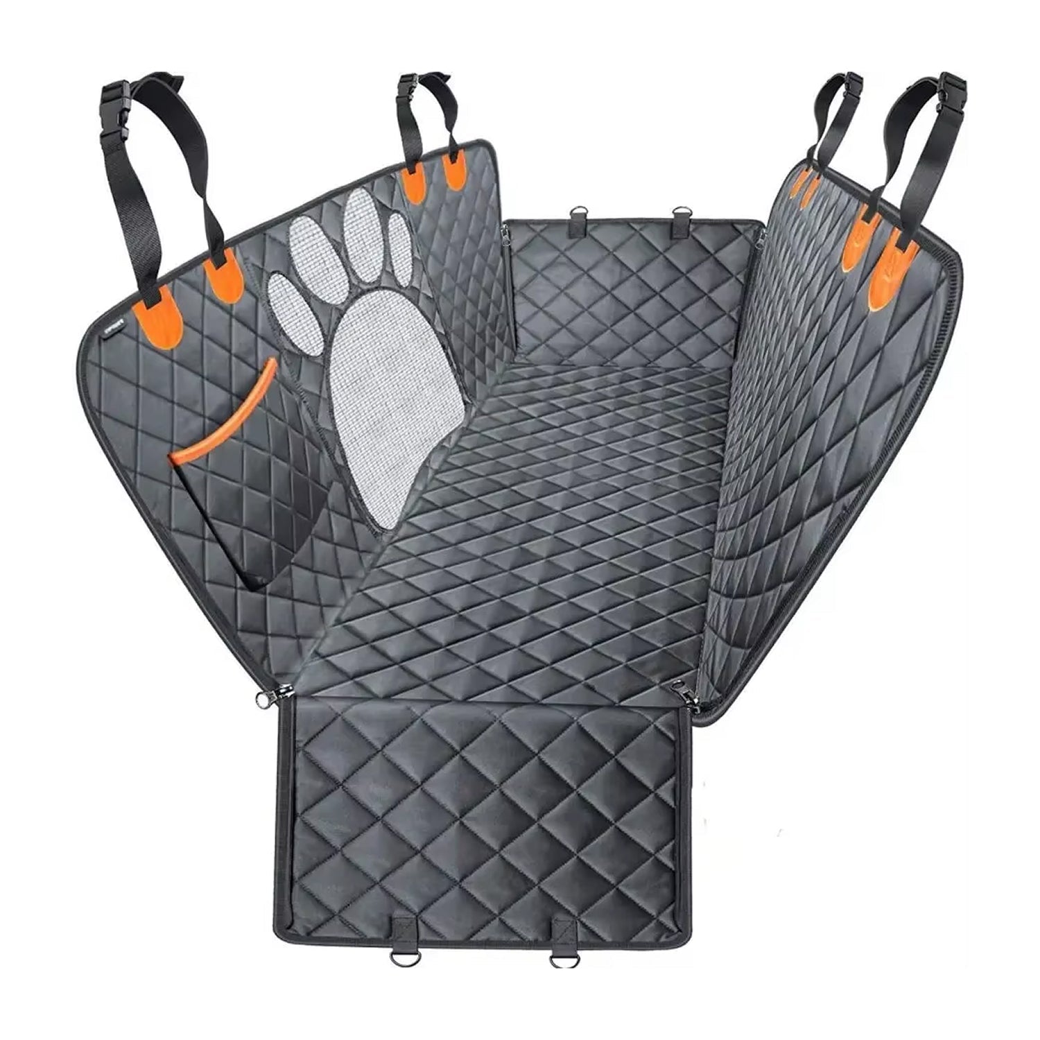 CoziPup Waterproof Dog Car Seat Cover with Hammock Mode