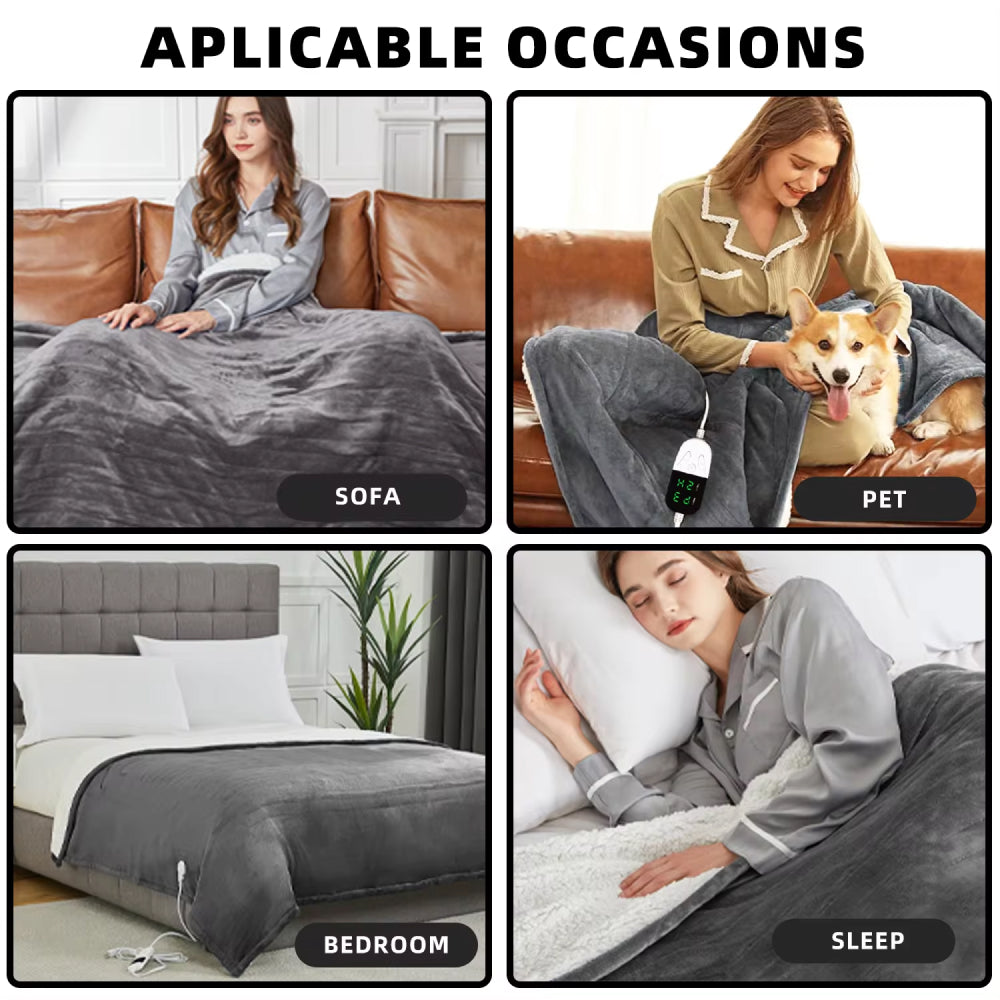 CozyVolt Heated Throw Blanket