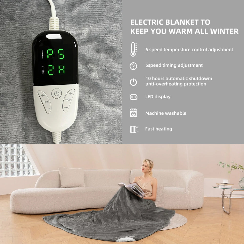 CozyVolt Heated Throw Blanket